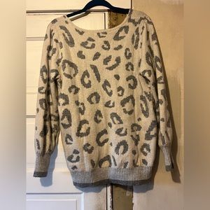 Cheetah sweater